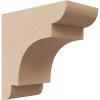 image2quotW x 6quotD x 4quotH Classic New Brighton Rough Cedar Woodgrain TimberThane Corbel Primed Tan2in W x 4in D x 4in H