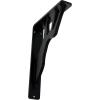 imageEkena Millwork BKTM01X10X12SDA 1 2quot W x 10quot D x 12quot H Damon Wrought Iron Bracket Single Center BracePowder Coated Black