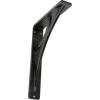 imageEkena Millwork BKTM01X10X12SGLABZ Metal Bracket 1 12quot W x 10quot D x 12quot H Antiqued BronzeAntiqued Silver