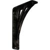 imageEkena Millwork BKTM01X10X12SNE 1 2quot W x 10quot D x 12quot H Nevio Wrought Iron Bracket Single Center BraceAntiqued Pale Gold
