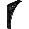 imageEkena Millwork BKTM01X10X12SNE 1 2quot W x 10quot D x 12quot H Nevio Wrought Iron Bracket Single Center BraceAntiqued Silver
