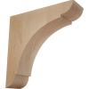 imageEkena Millwork BKTW01X10X10OLRW Large Olympic Wood Wood Brackets 1 34quotW x 10quotD x 10quotH  RubberwoodMaple