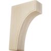 imageEkena Millwork BKTW02X04X06CVRW Clarksville Wood Brackets 1 34quotW x 4quotD x 6quotH  RubberwoodRubberwood