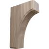 imageEkena Millwork BKTW02X04X06CVRW Clarksville Wood Brackets 1 34quotW x 4quotD x 6quotH  RubberwoodWalnut
