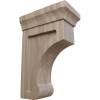 imageEkena Millwork BKTW02X07X10GORW Large Gomez Wood Wood Brackets 2 12quotW x 7quotD x 10quotH  RubberwoodWalnut