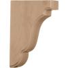 imageEkena Millwork BKTW05X05X08BEAL Bedford Wood Brackets 5 14quotW x 5quotD x 7 12quotH  AlderAlder