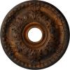 imageEkena Millwork CM18GA 18Inch OD x 3 12Inch ID x 1 34Inch Granada Ceiling MedallionRust Metallic Series