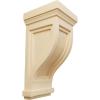 imageEkena Millwork COR04X05X10TRRW Traditional Recessed Wood Corbels 4 34quotW x 5quotD x 10quotH RubberwoodMaple