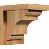 imageEkena Millwork COR06X08X08NEB01RWR 6quotW x 8quotD x 8quotH New Brighton Rough Sawn Corbel wBackplate Western Red CedarBeige
