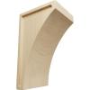 imageEkena Millwork CORW03X05X08LWRW Medium Lawson Wood Corbels 3quotW x 5 12quotD x 8quotH RubberwoodRubberwood