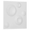 imageEkena Millwork WP12X12COWH 11 78quotW x 11 78quotH Cole EnduraWall Decorative 3D Wall Panel Covers 098 Sq Ft  WhiteWhite