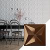 imageEkena Millwork WP12X12KEWHCASE50 11 78quotW x 11 78quotH Kent EnduraWall Decorative 3D Wall Panel Covers 4896 Sq Ft 50PKDark Copper