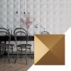 imageEkena Millwork WP12X12SKWH 11 78quotW x 11 78quotH Sellek EnduraWall Decorative 3D Wall Panel Covers 098 Sq FtGold