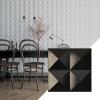 imageEkena Millwork WP12X12TIWH 11 78quotW x 11 78quotH Tirana EnduraWall Decorative 3D Wall Panel Covers 098 Sq Ft WhiteGalaxy