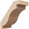 imageTimberthane Rough Cedar Faux Wood Copenhagen Knee Brace 3quotW x 6quotD x 6quotH Primed Tan3W x 6D x 6H