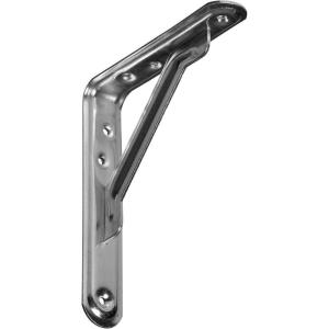 image1 18quotW x 12quotD x 13 34quotH EnduraBrace Heavy Duty Traditional Steel Support Bracket Matte BlackZinc Plated