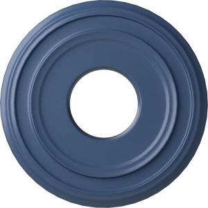 image12 38quotOD x 4quotID x 1 18quotP Classic Ceiling Medallion Fits Canopies up to 7 14quotAmericana Flat Finish
