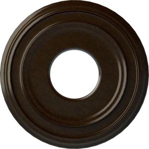 image12 38quotOD x 4quotID x 1 18quotP Classic Ceiling Medallion Fits Canopies up to 7 14quotBronze Metallic Series