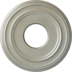image12 38quotOD x 4quotID x 1 18quotP Classic Ceiling Medallion Fits Canopies up to 7 14quotFlash Copper Metallic Series