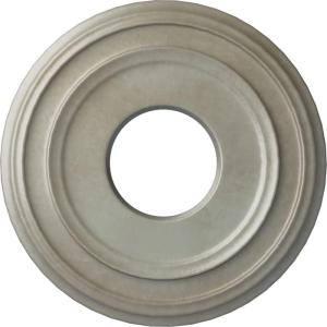 image12 38quotOD x 4quotID x 1 18quotP Classic Ceiling Medallion Fits Canopies up to 7 14quotFlash Gold Metallic Series