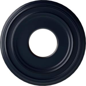 image12 38quotOD x 4quotID x 1 18quotP Classic Ceiling Medallion Fits Canopies up to 7 14quotMidnight Dream Flat Finish