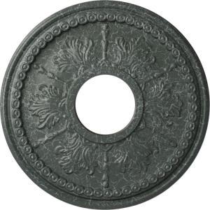 image13 78quotOD x 3 34quotID x 1 14quotP Tirana Ceiling Medallion Fits Canopies up to 4 34quotAthenian Green Crackle Flat Finish