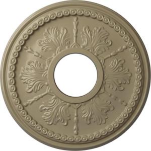 image13 78quotOD x 3 34quotID x 1 14quotP Tirana Ceiling Medallion Fits Canopies up to 4 34quotGobi Desert Flat Finish