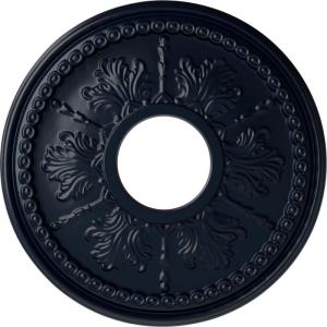 image13 78quotOD x 3 34quotID x 1 14quotP Tirana Ceiling Medallion Fits Canopies up to 4 34quotMidnight Dream Flat Finish