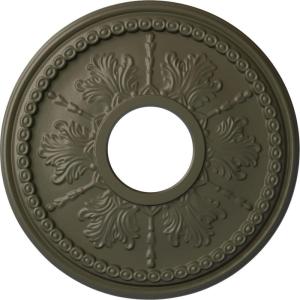 image13 78quotOD x 3 34quotID x 1 14quotP Tirana Ceiling Medallion Fits Canopies up to 4 34quotWitch Hazel Flat Finish