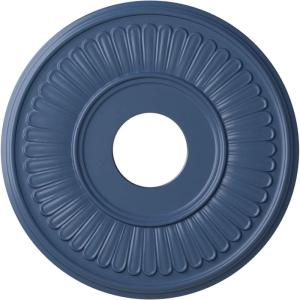 image15 34quotOD x 3 78quotID x 34quotP Berkshire Ceiling Medallion Fits Canopies up to 7quotHandPainted Americana
