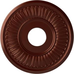 image15 34quotOD x 3 78quotID x 34quotP Berkshire Ceiling Medallion Fits Canopies up to 7quotHandPainted Antique Copper