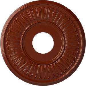 image15 34quotOD x 3 78quotID x 34quotP Berkshire Ceiling Medallion Fits Canopies up to 7quotHandPainted Firebrick