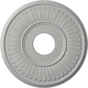 image15 34quotOD x 3 78quotID x 34quotP Berkshire Ceiling Medallion Fits Canopies up to 7quotHandPainted Frost