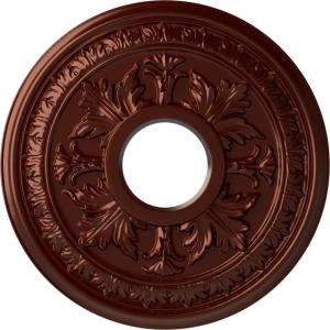 image15 38quotOD x 4 14quotID x 1 12quotP Baltimore Ceiling Medallion Fits Canopies up to 5 12quotAntique Copper Metallic Series