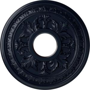 image15 38quotOD x 4 14quotID x 1 12quotP Baltimore Ceiling Medallion Fits Canopies up to 5 12quotMidnight Dream Flat Finish