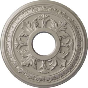 image15 38quotOD x 4 14quotID x 1 12quotP Baltimore Ceiling Medallion Fits Canopies up to 5 12quotPearl White Metallic Series