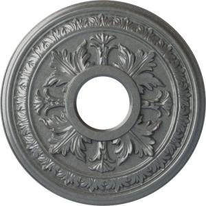 image15 38quotOD x 4 14quotID x 1 12quotP Baltimore Ceiling Medallion Fits Canopies up to 5 12quotPlatinum Metallic Series