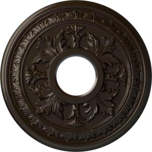 image15 38quotOD x 4 14quotID x 1 12quotP Baltimore Ceiling Medallion Fits Canopies up to 5 12quotStone Hearth Flat Finish