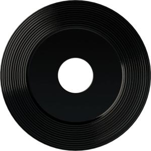 image16 18quotOD x 3 58quotID x 1quotP Adonis Ceiling Medallion Fits Canopies up to 10 14quotBlack Pearl Metallic Series