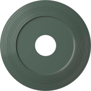 image16 18quotOD x 3 58quotID x 1quotP Adonis Ceiling Medallion Fits Canopies up to 10 14quotCloud Burst Flat Finish