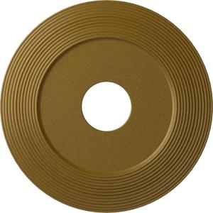 image16 18quotOD x 3 58quotID x 1quotP Adonis Ceiling Medallion Fits Canopies up to 10 14quotGold Rush Metallic Series