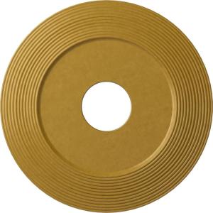 image16 18quotOD x 3 58quotID x 1quotP Adonis Ceiling Medallion Fits Canopies up to 10 14quotIridescent Gold Metallic Series