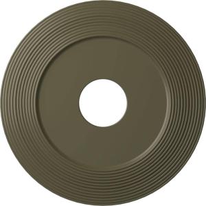 image16 18quotOD x 3 58quotID x 1quotP Adonis Ceiling Medallion Fits Canopies up to 10 14quotPainted Turtle Flat Finish