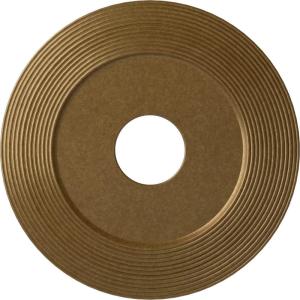 image16 18quotOD x 3 58quotID x 1quotP Adonis Ceiling Medallion Fits Canopies up to 10 14quotPale Gold Metallic Series