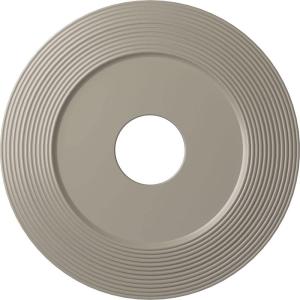 image16 18quotOD x 3 58quotID x 1quotP Adonis Ceiling Medallion Fits Canopies up to 10 14quotPearl White Metallic Series