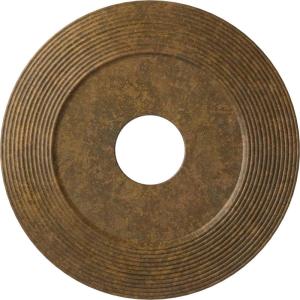 image16 18quotOD x 3 58quotID x 1quotP Adonis Ceiling Medallion Fits Canopies up to 10 14quotRubbed Bronze Metallic Series
