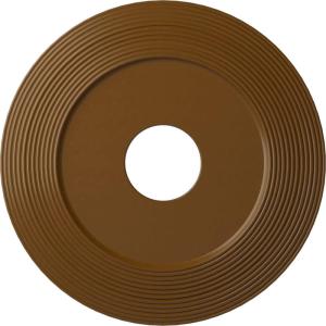 image16 18quotOD x 3 58quotID x 1quotP Adonis Ceiling Medallion Fits Canopies up to 10 14quotSmokey Topaz Flat Finish