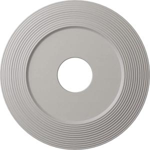 image16 18quotOD x 3 58quotID x 1quotP Adonis Ceiling Medallion Fits Canopies up to 10 14quotUltra Pure White Flat Finish