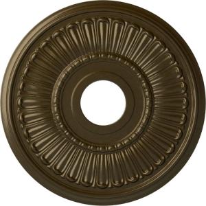 image16quotOD x 3 58quotID x 34quotP Melonie Ceiling Medallion Fits Canopies up to 6 38quotBrass Metallic Series