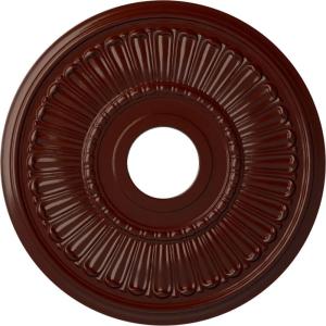image16quotOD x 3 58quotID x 34quotP Melonie Ceiling Medallion Fits Canopies up to 6 38quotBrushed Mahogany Flat Finish
